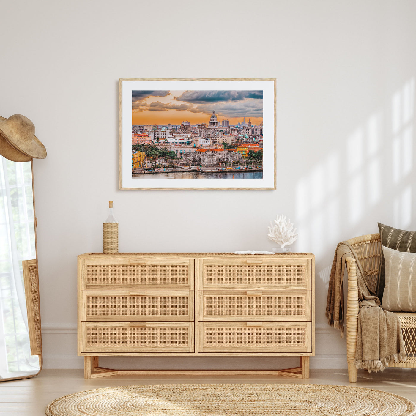 Havana Landscape Color Poster