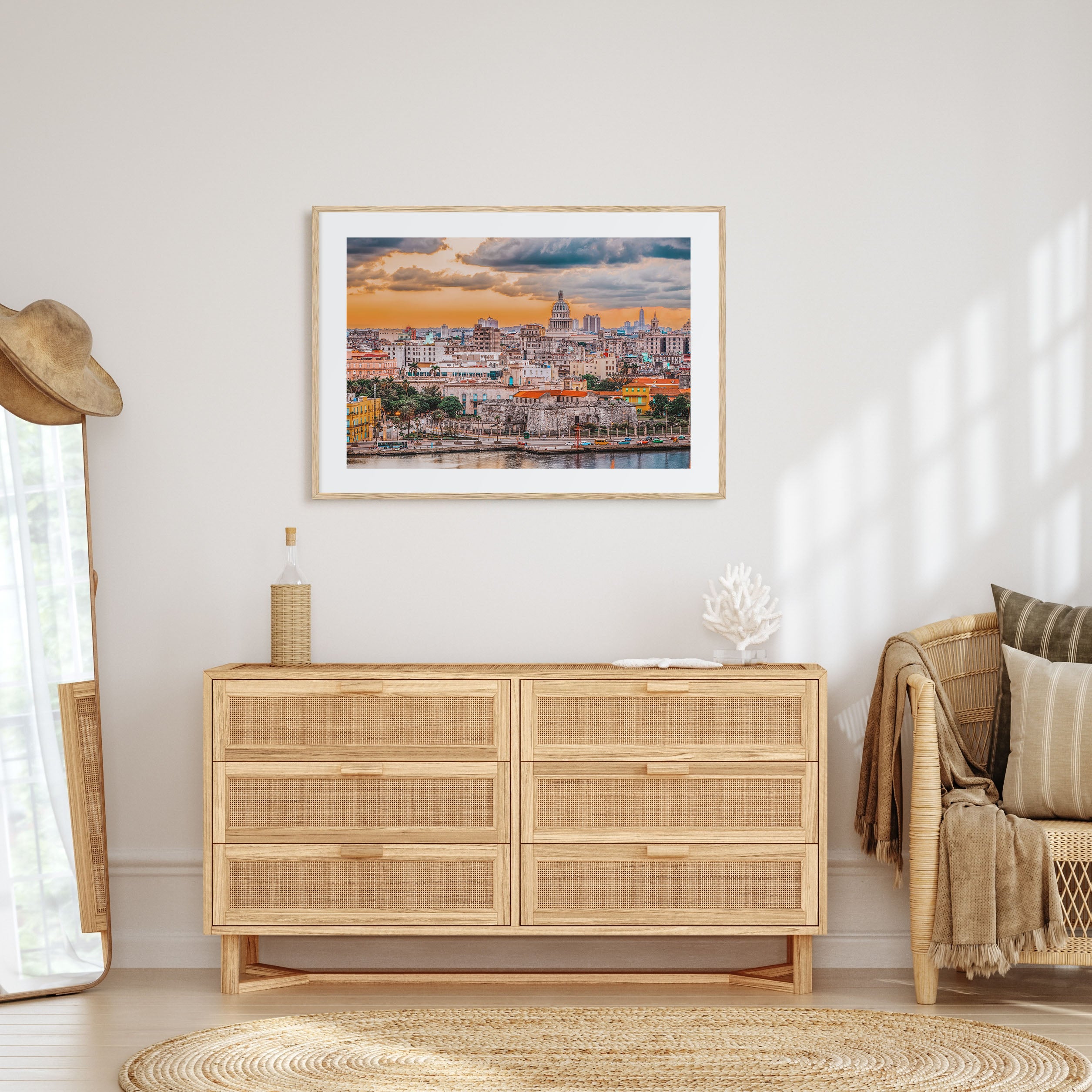 Havana Landscape Color Poster