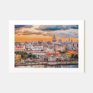 Havana Landscape Color Poster