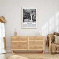 Havasu Falls Travel B&W Poster