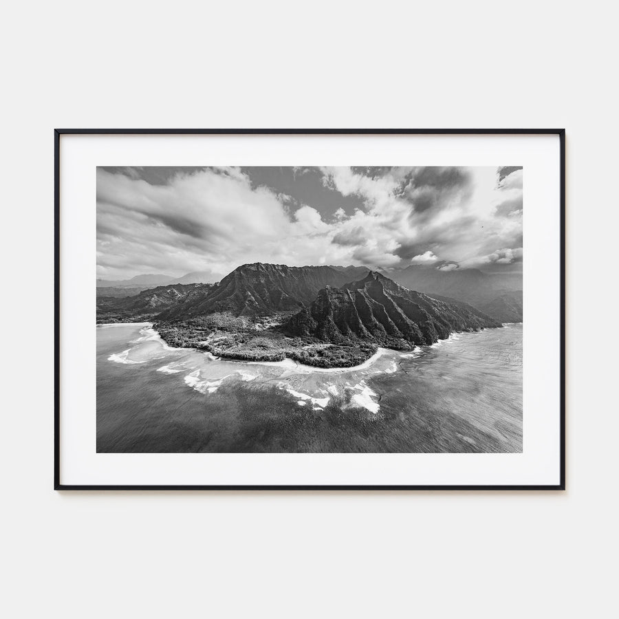 Hawaii Landscape B&W No 2 Poster