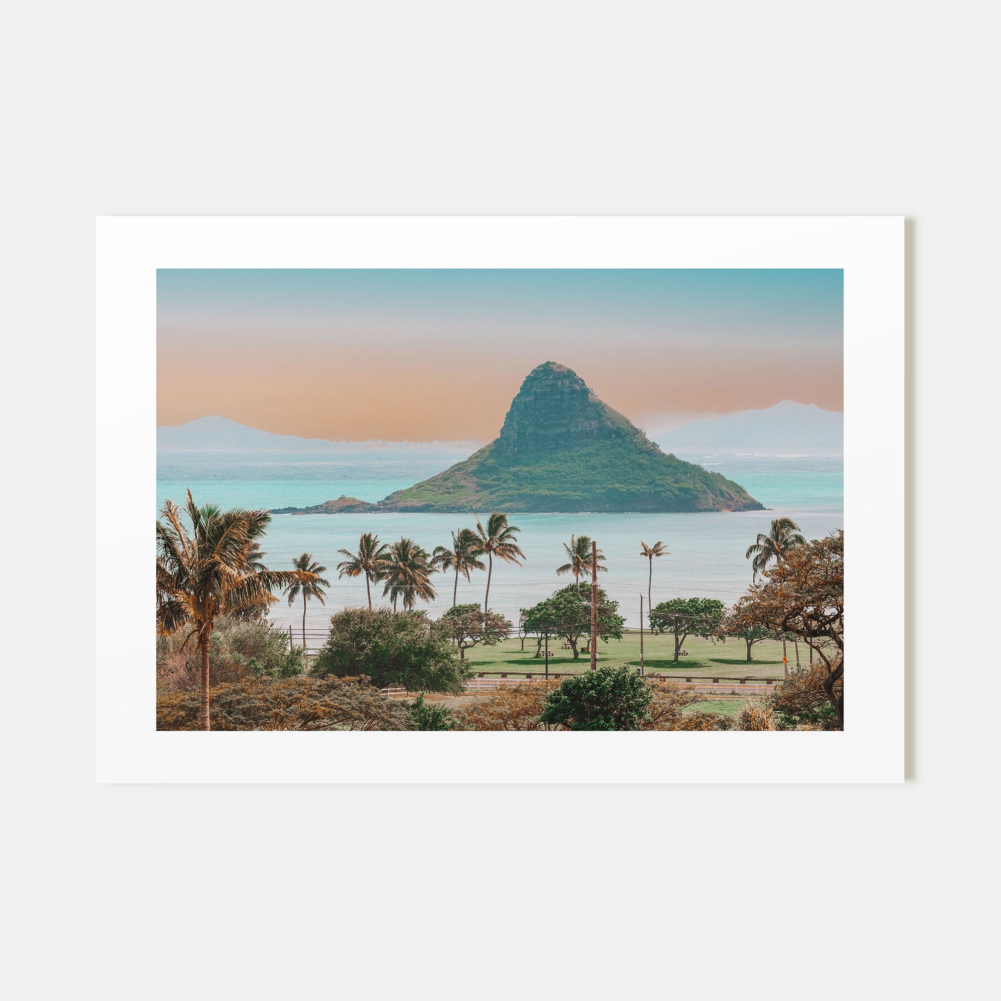 Hawaii Landscape Color Poster