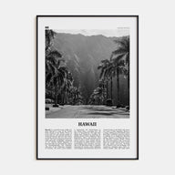 Hawaii Travel B&W No 2 Poster