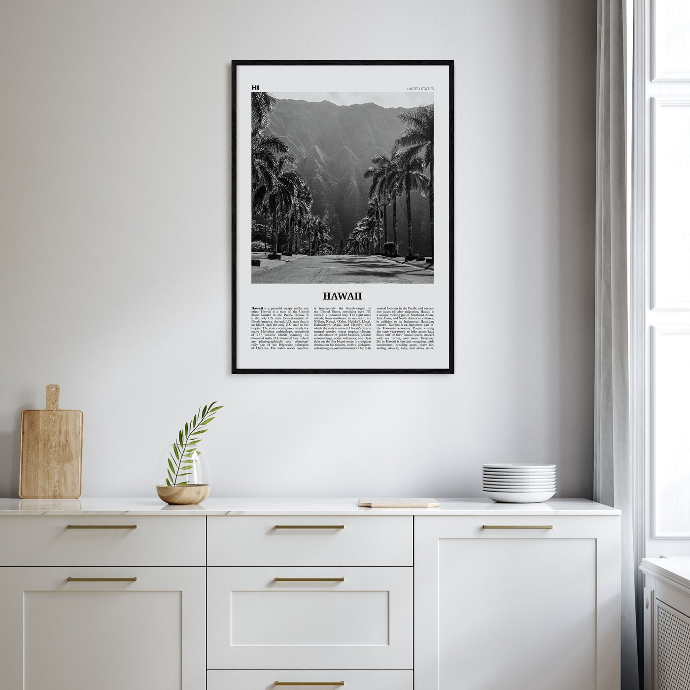 Hawaii Travel B&W No 2 Poster
