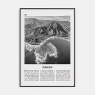 Hawaii Travel B&W No 3 Poster
