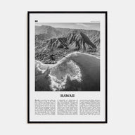 Hawaii Travel B&W No 3 Poster