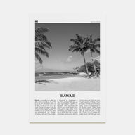 Hawaii Travel B&W No 4 Poster