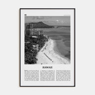 Hawaii Travel B&W No 5 Poster