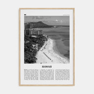 Hawaii Travel B&W No 5 Poster