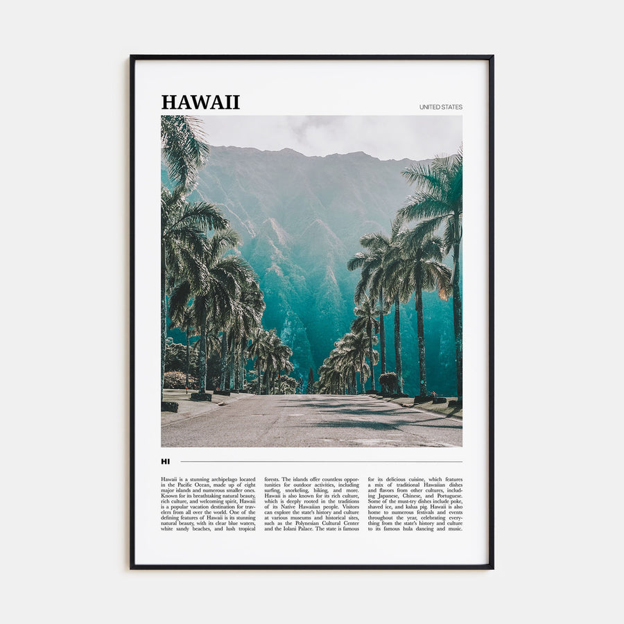 Hawaii Travel Color No 1 Poster