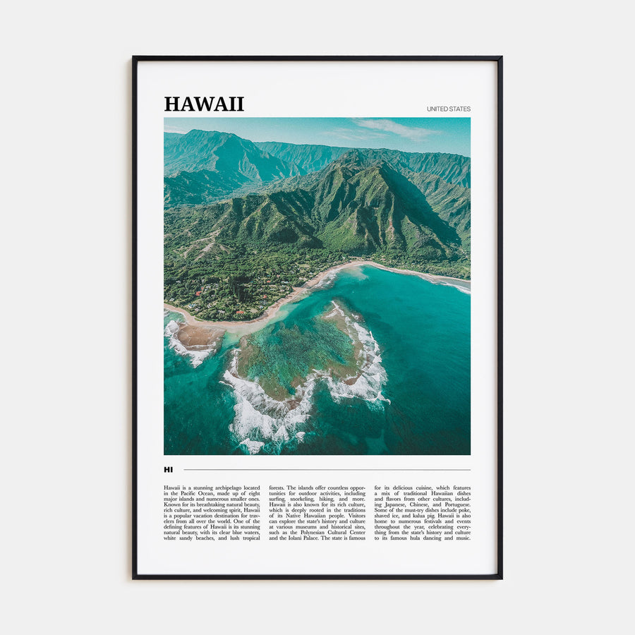 Hawaii Travel Color No 2 Poster