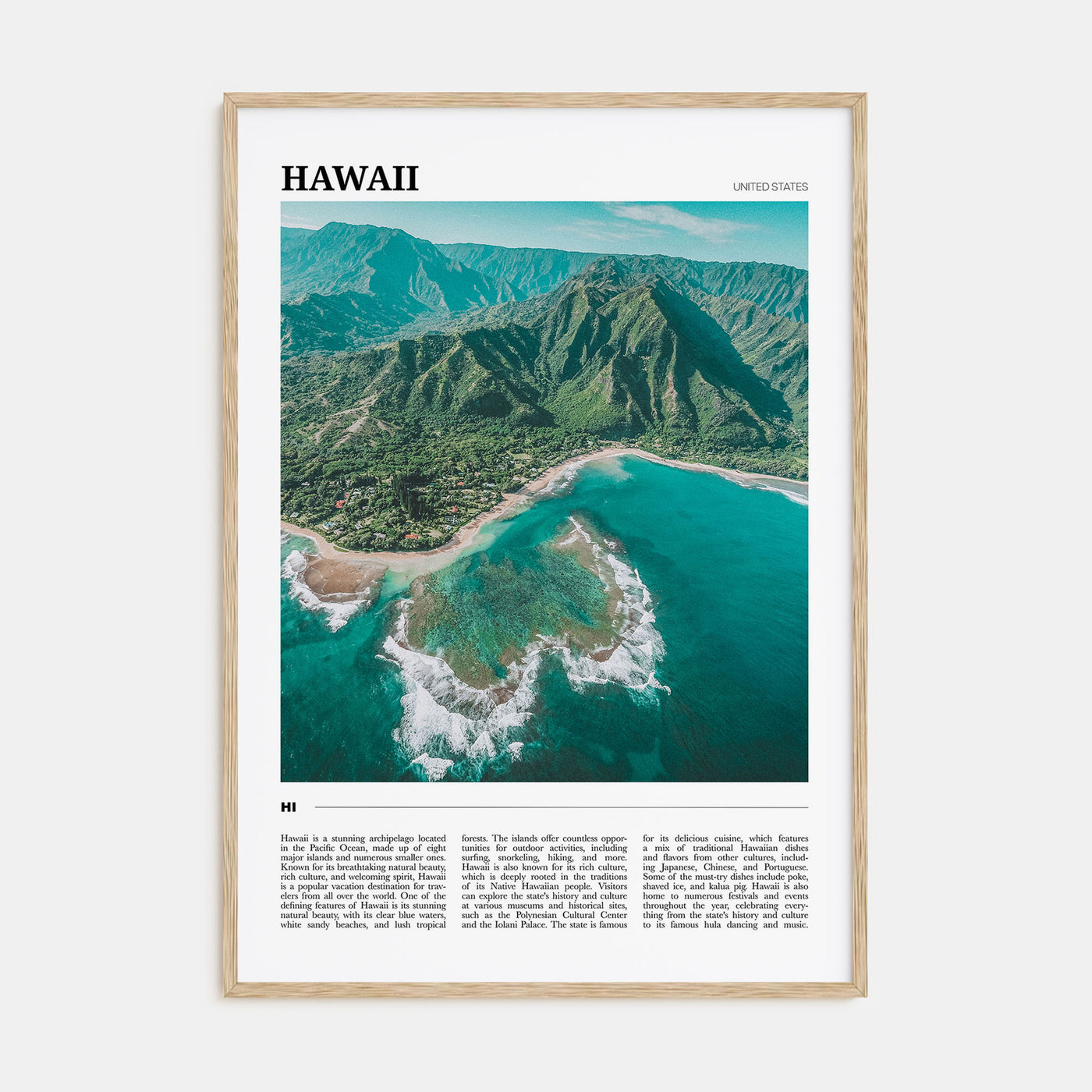 Hawaii Travel Color No 2 Poster