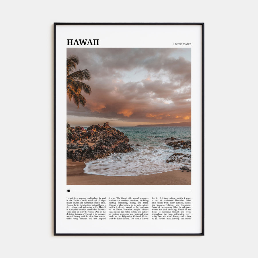 Hawaii Travel Color No 3 Poster