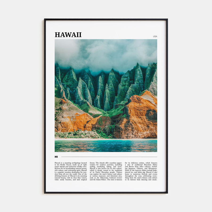 Hawaii Travel Color No 4 Poster