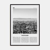 Hayward Travel B&W Poster