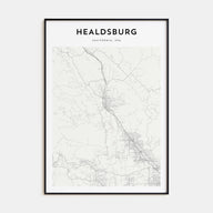 Healdsburg Map Portrait Poster