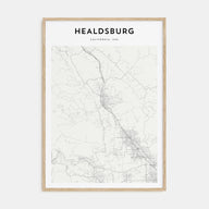 Healdsburg Map Portrait Poster