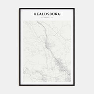 Healdsburg Map Portrait Poster