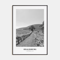 Healdsburg Portrait B&W Poster