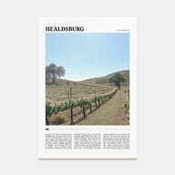Healdsburg Travel Color Poster