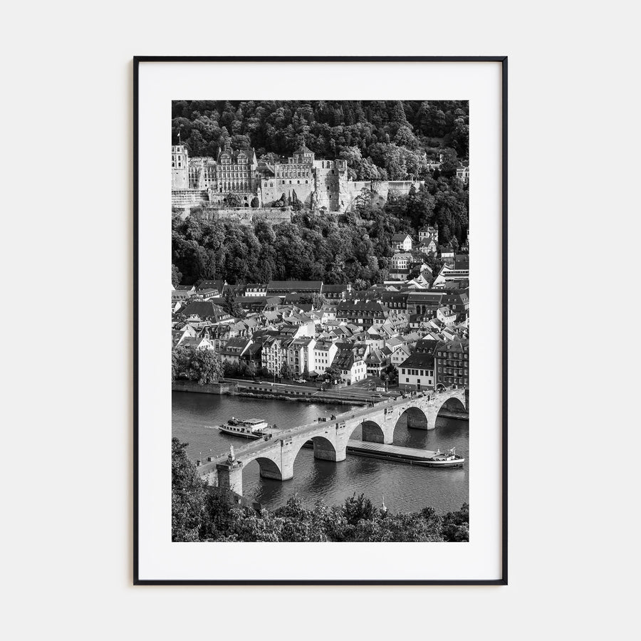 Heidelberg Photo B&W Poster