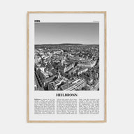Heilbronn Travel B&W Poster