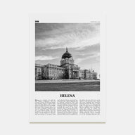 Helena Travel B&W No 1 Poster