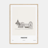 Helsinki Drawn Poster