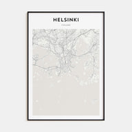 Helsinki Map Portrait Poster