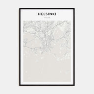 Helsinki Map Portrait Poster
