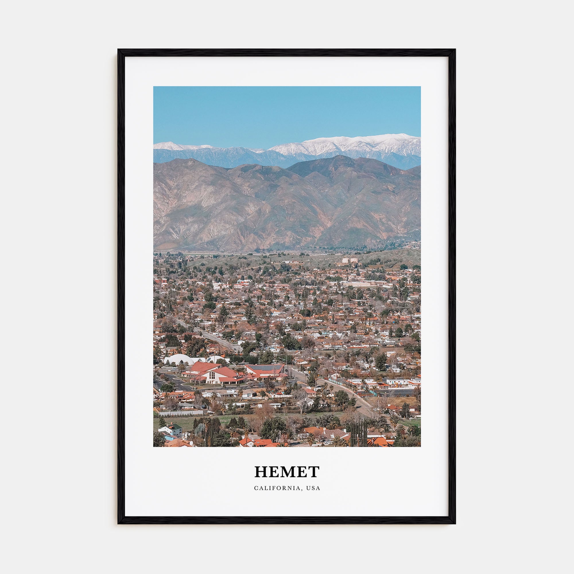 Hemet Portrait Color Poster