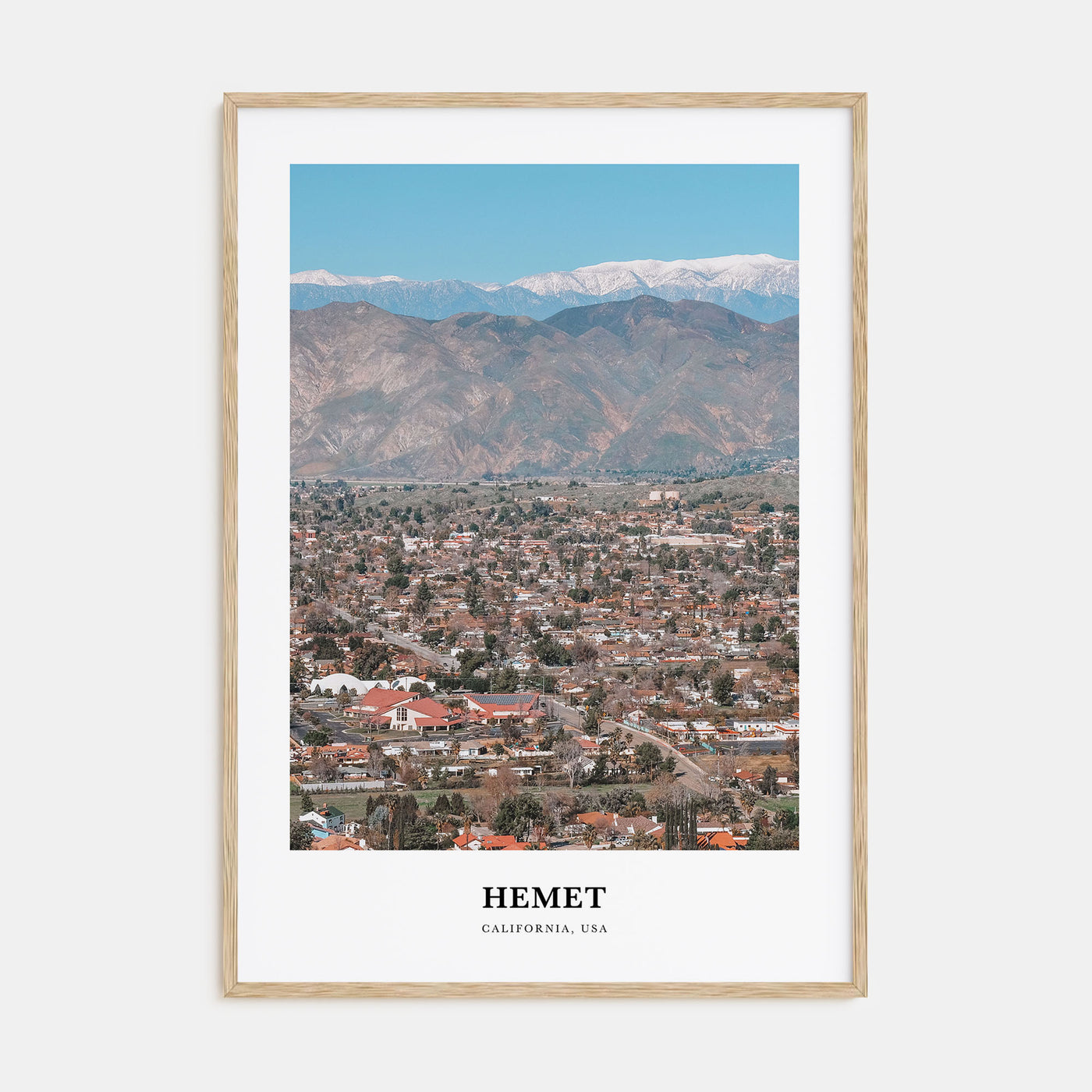 Hemet Portrait Color Poster