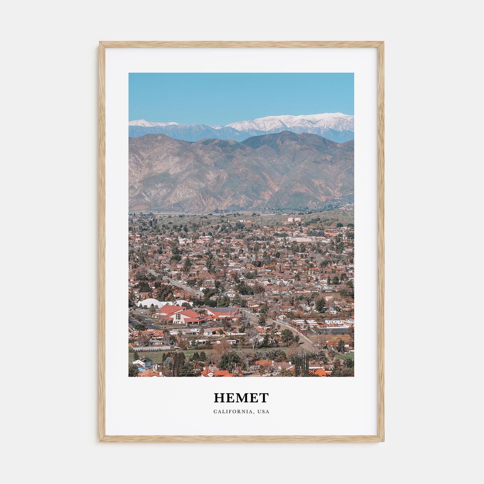 Hemet Portrait Color Poster