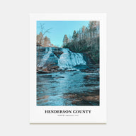 Henderson County Portrait Color Poster
