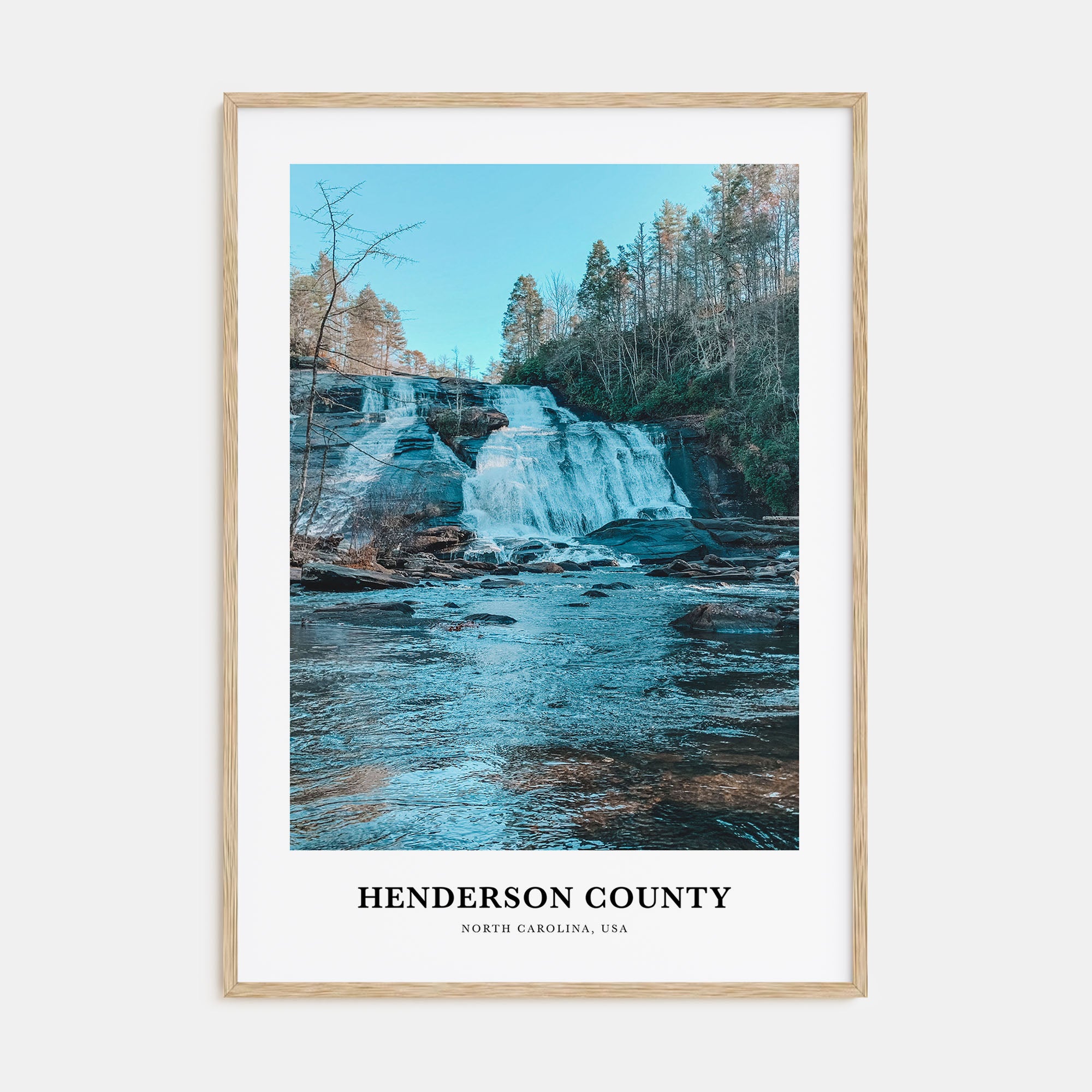 Henderson County Portrait Color Poster