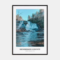 Henderson County Portrait Color Poster