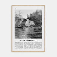 Henderson County Travel B&W Poster