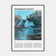 Henderson County Travel Color Poster