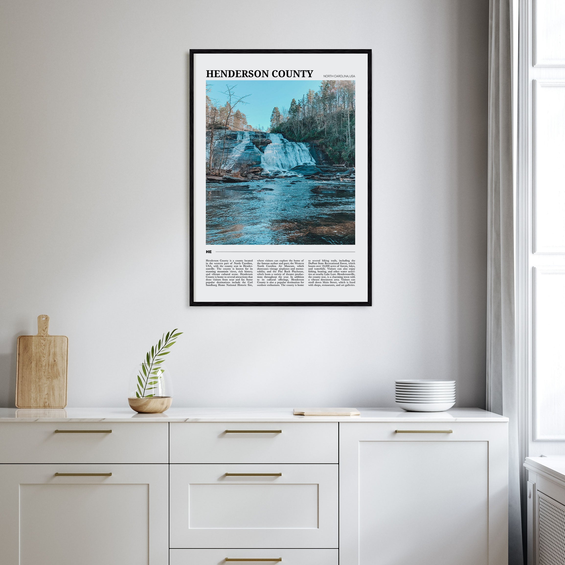 Henderson County Travel Color Poster