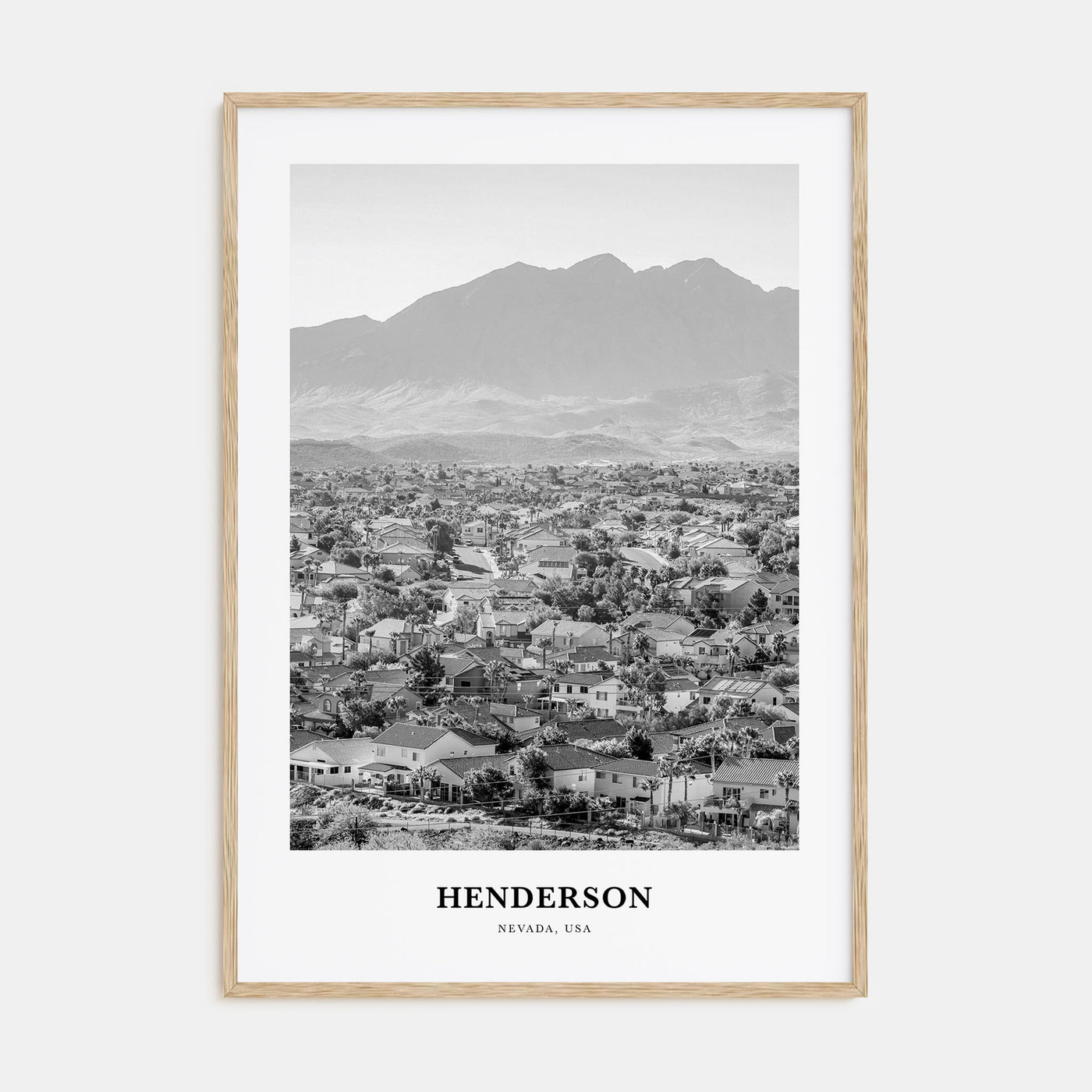 Henderson Portrait B&W Poster