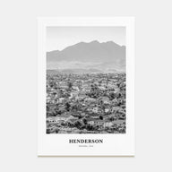 Henderson Portrait B&W Poster