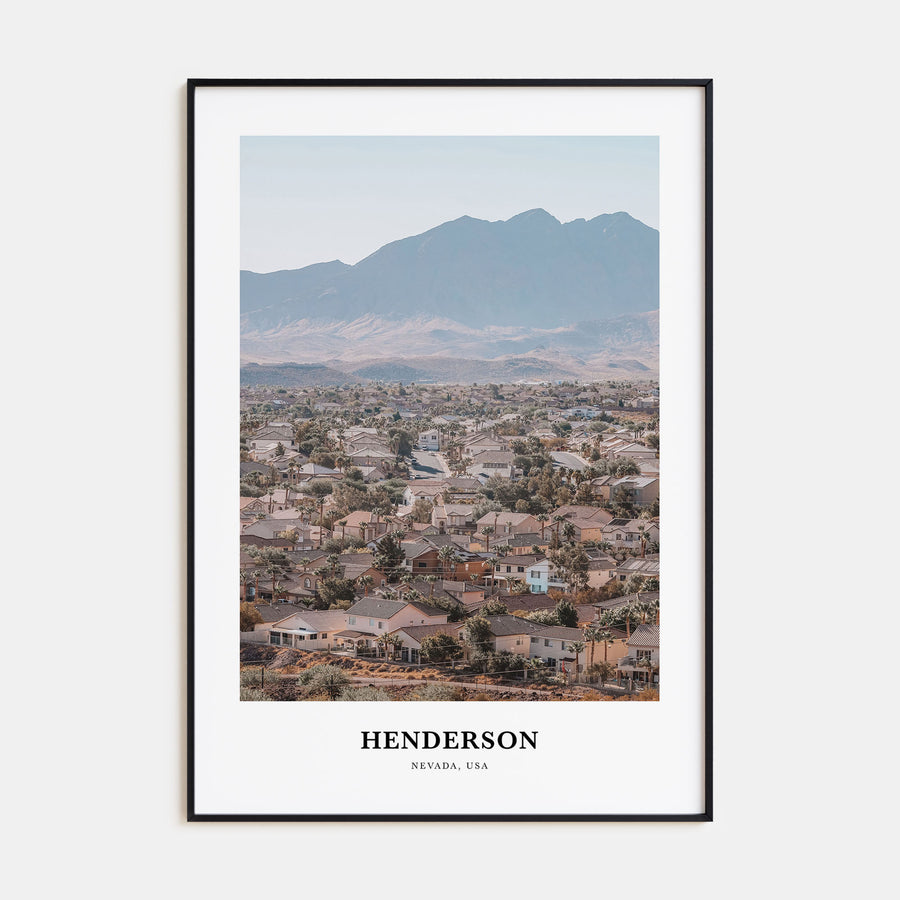 Henderson Portrait Color Poster