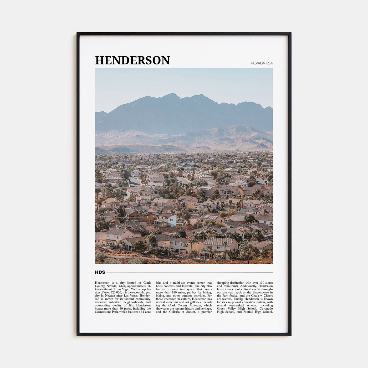 Henderson Travel Color Poster