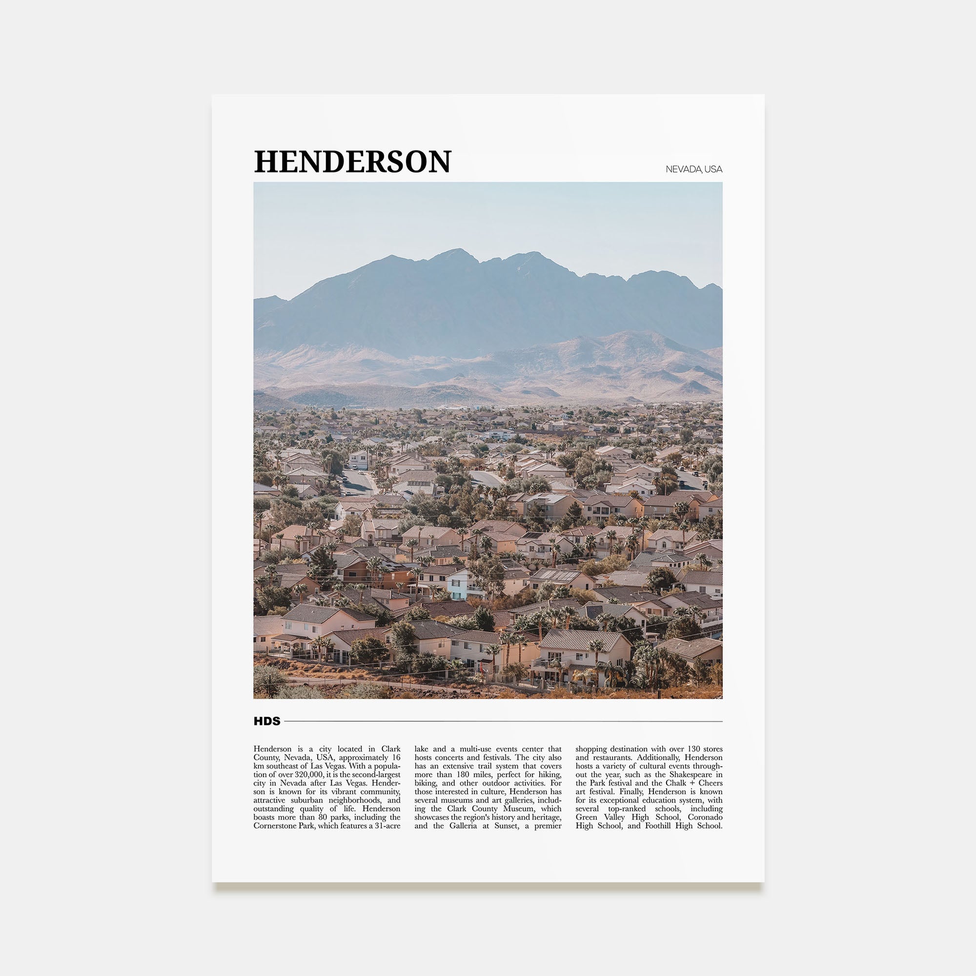 Henderson Travel Color Poster