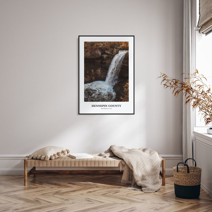 Hennepin County Portrait Color Poster