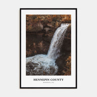 Hennepin County Portrait Color Poster
