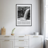 Hennepin County Travel B&W Poster