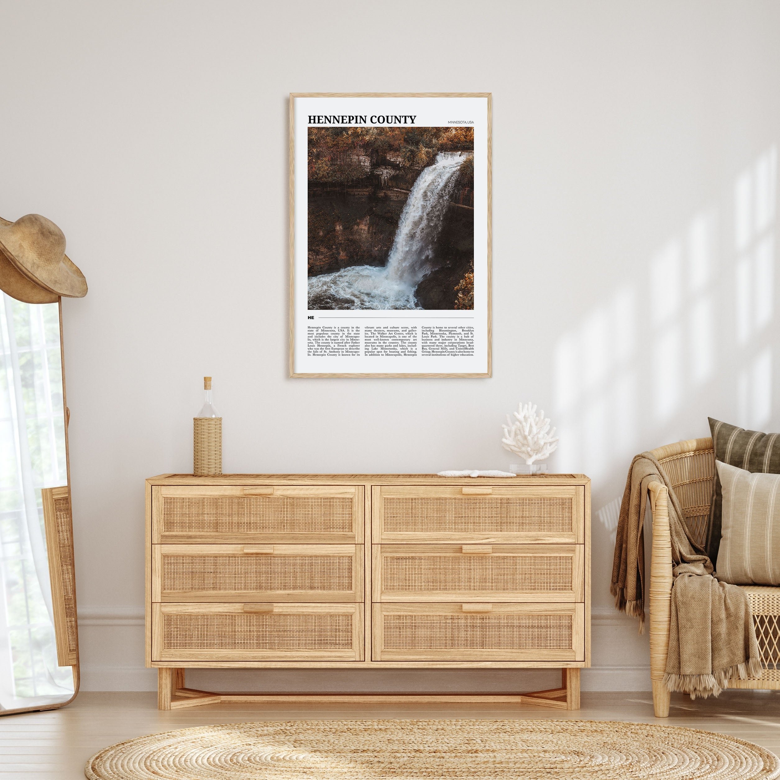 Hennepin County Travel Color Poster