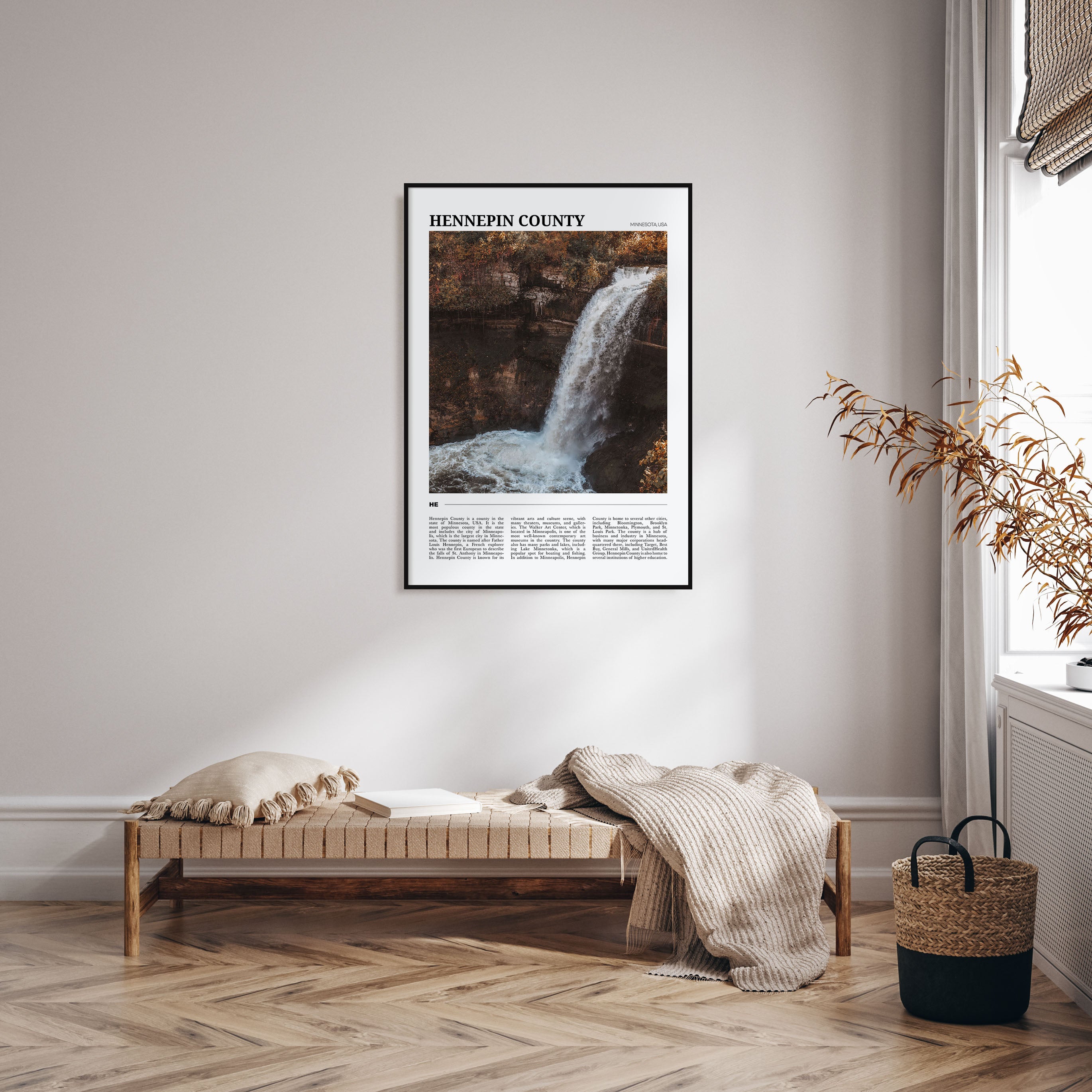 Hennepin County Travel Color Poster