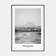 Heraklion Portrait B&W Poster